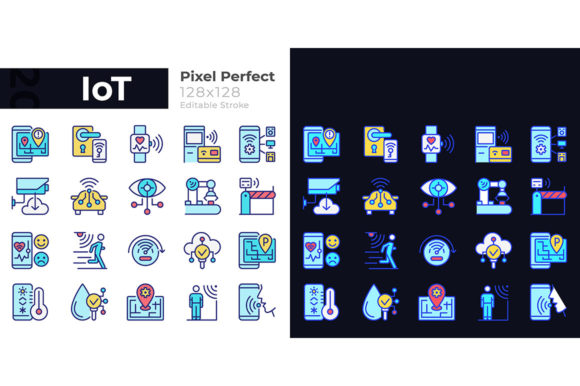 Explore IoT Pixel Perfect Light and Dark Themes