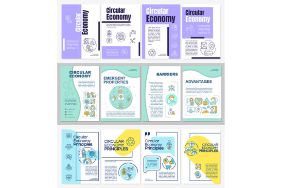 Integrating Circular Economy Concepts Brochures Set into Your Workflow
