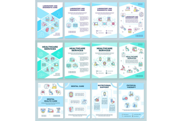 Medical Services Brochure Template Set: A Comprehensive Design Solution
