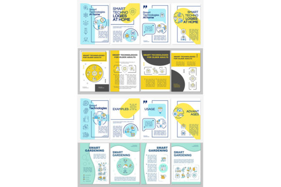 Smart Technologies Brochure Template Set: A Comprehensive Design Solution